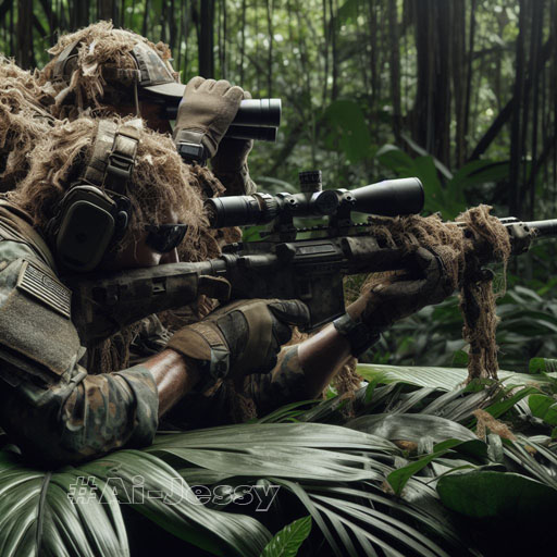 Photorealistic of a US Special Force ready to shoot6 copy