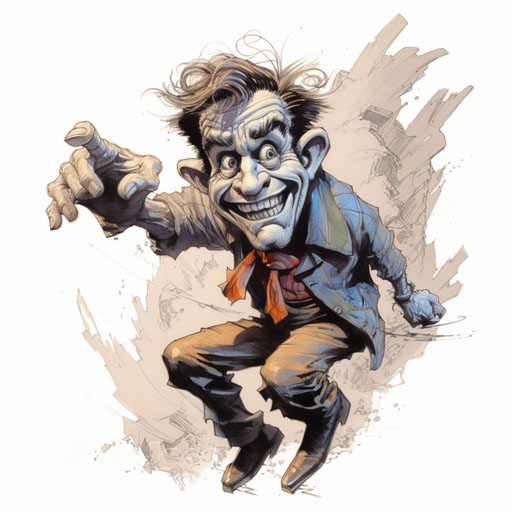 cartoon character by Neal Adams 