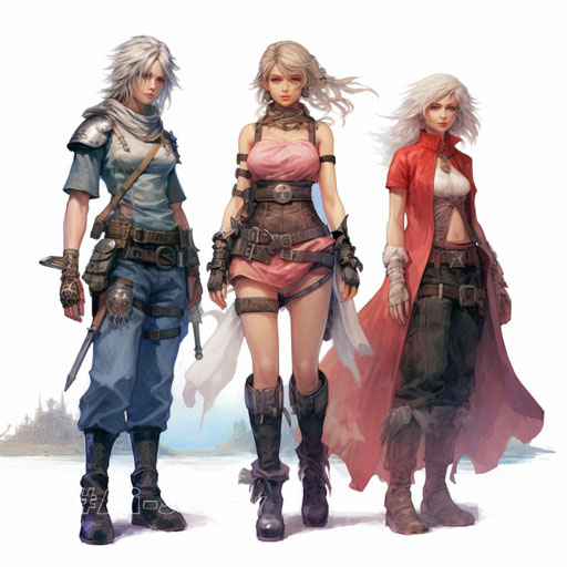 games character concept art from Final Fantasy