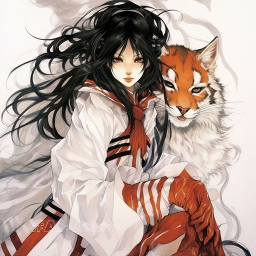 manga kitsune woman by Hajime Isayama