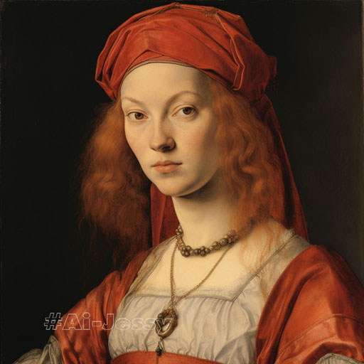 portrait of woman by Albrecht Durer