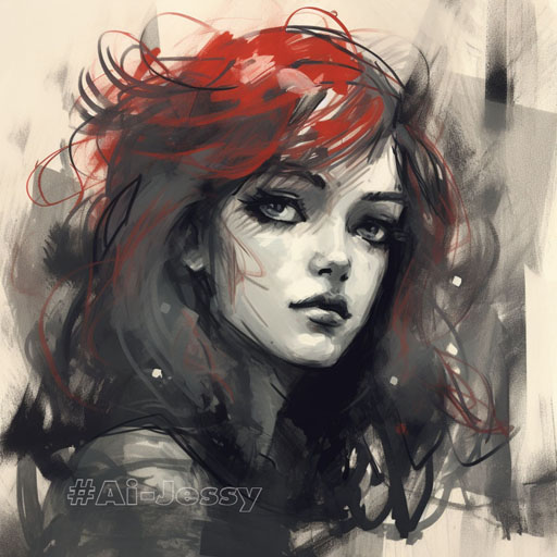 rough charcoal by Lois van Baarle